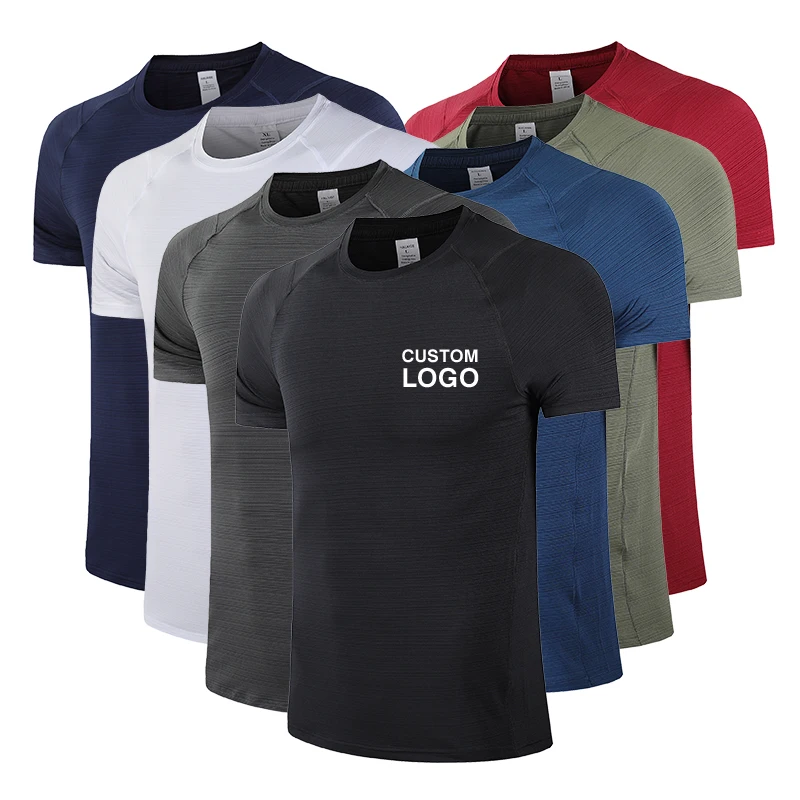 Summer-Short-Sleeved-Sports-T-shirt-Mens-Casual-Quick-Dry-Running-Fitness-Training-t-Shirt-1
