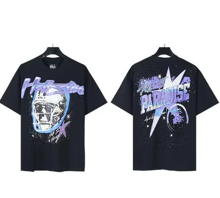 Summer-Trend-Printed-Short-Sleeved-Mens-and-Womens-T-shirts-Retro-Loose-Breathable-Top