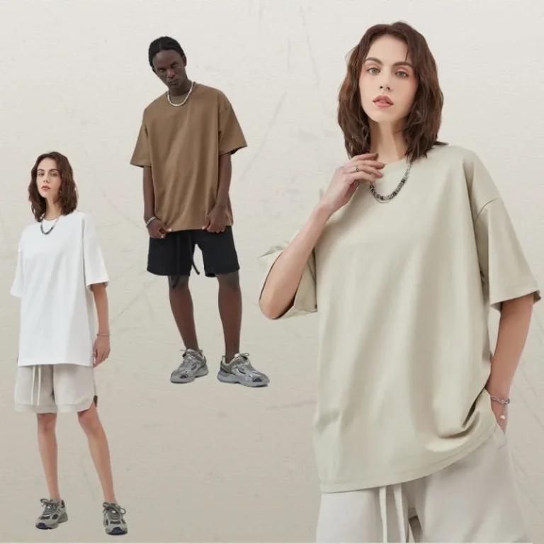 Summer-Unisex-Cool-Feeling-Breathable-Antibacterial-385GSM-Cotton-Mens-Crew-Neck-T-Shirt-Tee