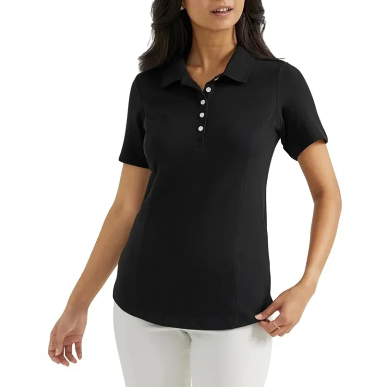 Summer-Vintage-Slim-Fit-Womens-Breathable-Polyester-Cotton-Blend-For-Shirt-Short-Sleeved-Five-Button-Lapel-Embroidered-Logo