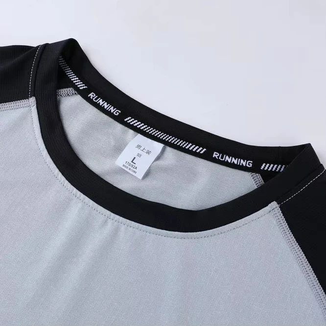 T-SHIRTS-MEN-SPORTS-POLYESTER-SPANDEX