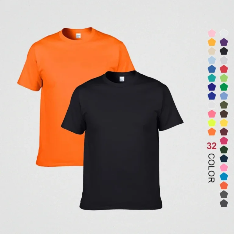 T-Shirt-High-Quality-180GSM-100-Cotton-Unisex-Plain-Blank-Short-Sleeve-Round-Neck-Casual-Basic-Tshirt