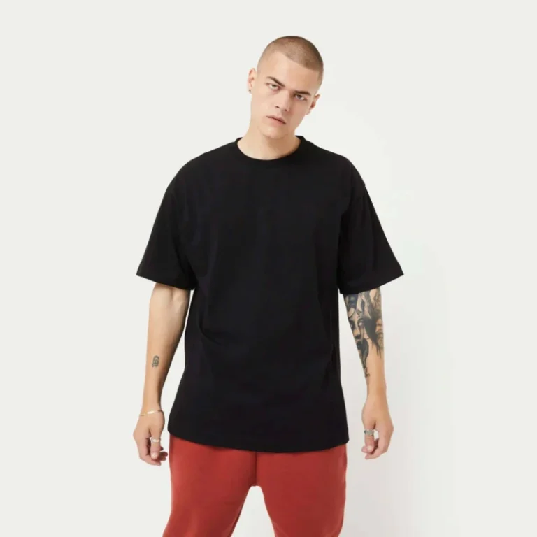 T-Shirt-for-Mens-Clothing-Mens-T-Shirts-100-Cotton-O-Neck-Short-Sleeve-Plain-Oversized-Summer