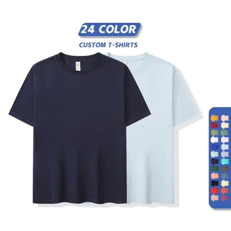 T-shirt-Custom-logo-Blank-Multi-Color-Streetwear-Heavy-Cotton-Summer-Short-Sleeve-Heavyweight-T-shirt