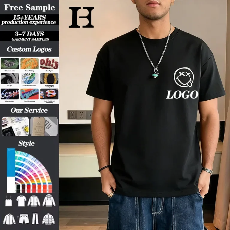 T-shirt-Durable-Washed-Camiseta-Solid-Color-Gym-Customized-LOGO-Polyester-Black-Men-T-shirt-for-Exercise