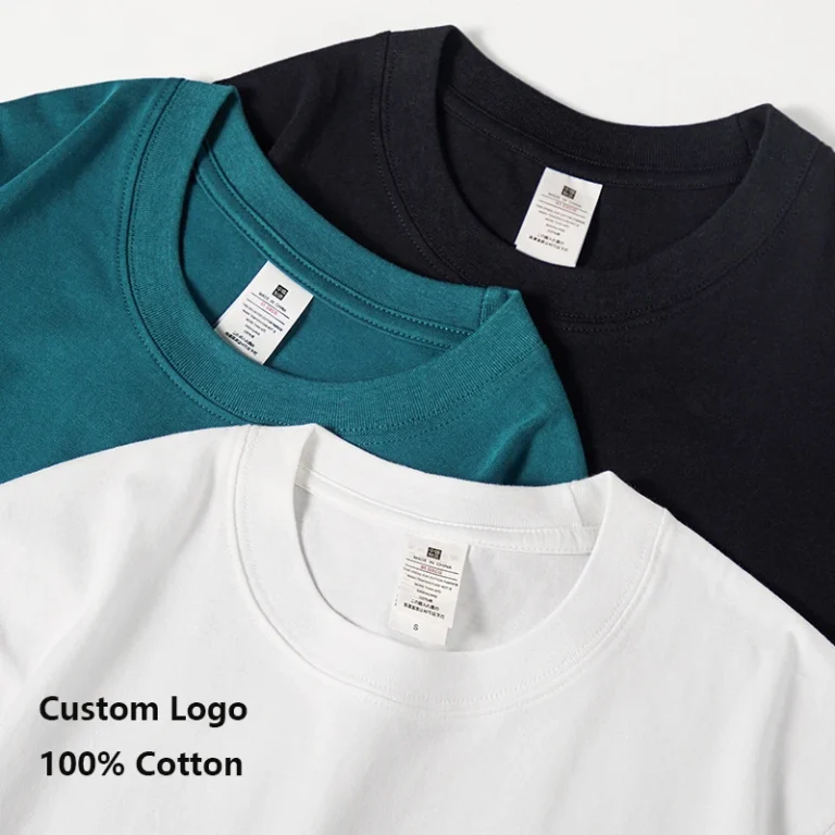 T50003-Breathable-Crew-Neck-Mens-T-shirt-Knitted-100-Cotton-Anti-Wrinkle-Heat-Transfer-Printed-Logo-Loose-Fit-Short-Sleeve-Tee-1