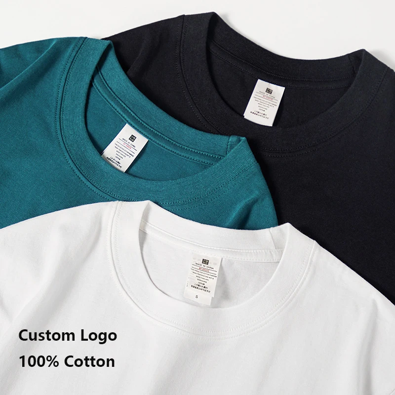 T50003-Breathable-Crew-Neck-Mens-T-shirt-Knitted-100-Cotton-Anti-Wrinkle-Heat-Transfer-Printed-Logo-Loose-Fit-Short-Sleeve-Tee-1