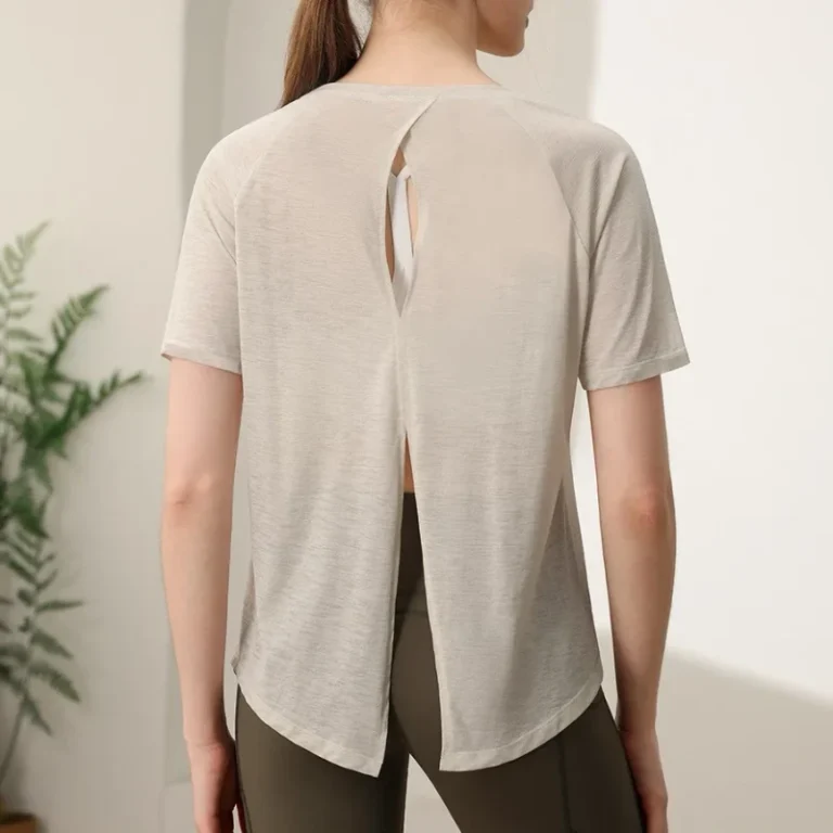 Thin-Breathable-Sun-Protective-Fitness-Workout-Top-Short-Sleeve-Womens-Crew-Neck-Solid-Simple-Cover-Up-Yoga-T-Shirt-Loose-1
