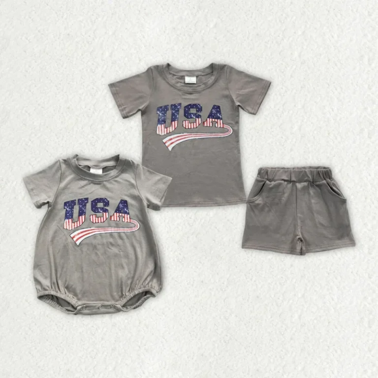 Toddler-Baby-Boy-4th-of-July-Outfit-USA-Print-Short-Sleeve-T-shirt-TopSolid-Shorts-Bubble-Romper-Boys-Independence-Day-Clothes
