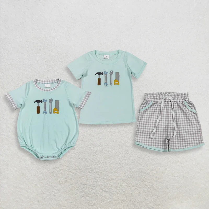 Toddler-Baby-Boy-Clothes-Summer-Embroidery-Tools-Short-Sleeve-T-Shirt-Shorts-Cute-Infant-Baby-Boy-Outfits-Clothing-Set