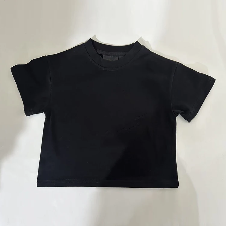 Toddler-Boys-Girls-Baggy-Boxy-T-shirts-Custom-Print-Summer-Kids-Short-Sleeve-Plain-Drop-Shoulder-Oversized-Tee