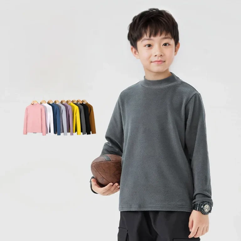 Toddler-Kids-Boys-Long-Sleeve-Printed-T-Shirts-240g-100-Cotton-High-Quality-Girls-Tees-Customizable-Clothing