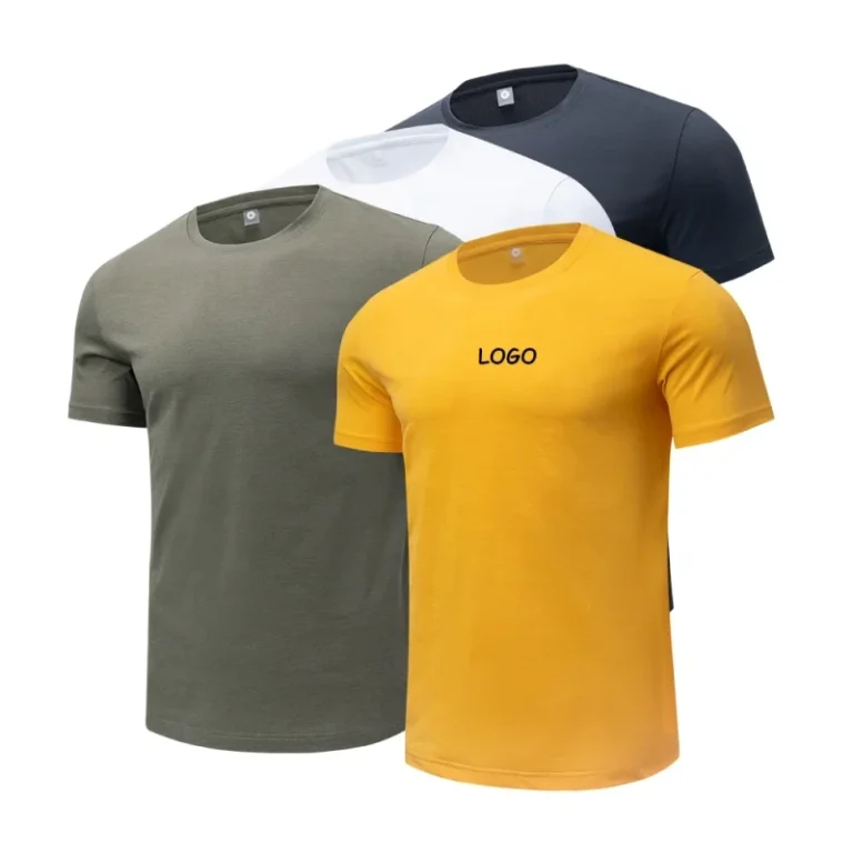 Top-Quality-Custom-Solid-Printing-Workout-Sportswear-Polyester-Quick-Dry-Shorts-Sleeves-T-shirt-for-Men