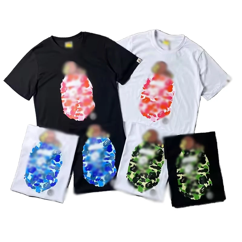 Top-Quality-New-Style-Brand-Fashion-Designer-T-Shirt-Men-Trendy-Loose-Printed-Bapees-T-Shirt-Casual-Sports-T-shirt