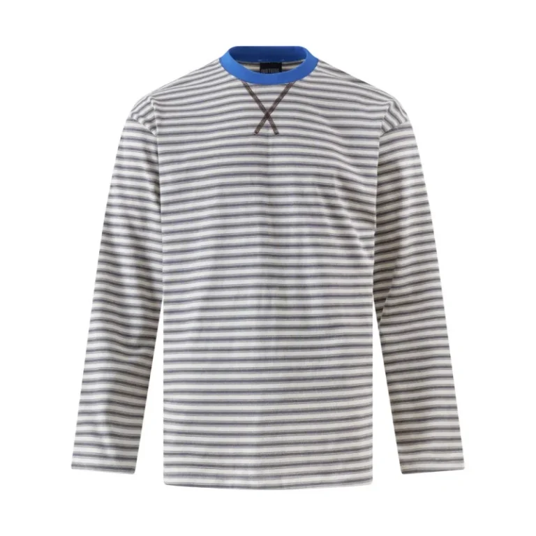 Top-Quality-comfort-Long-Sleeved-T-shirt-Loose-Mens-Casual-Contrast-Color-Striped-Round-Neck-Tshirt