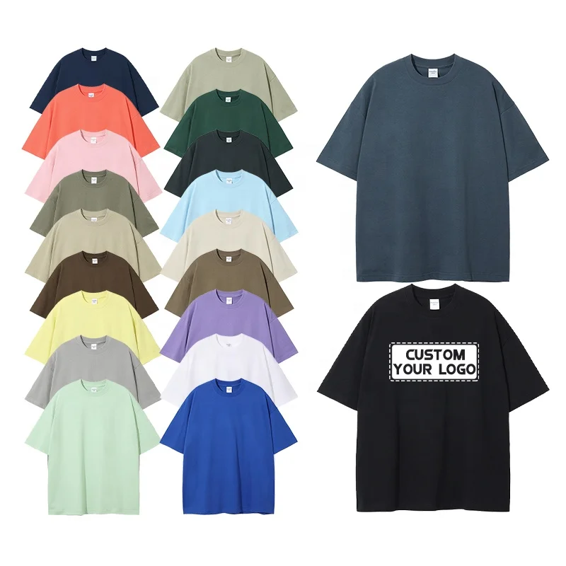 Trendy-Short-sleeved-T-shirt-High-Quality-T-shirts-for-Men-Custom-Logo-Loose-Cotton-Mens-T-shirts
