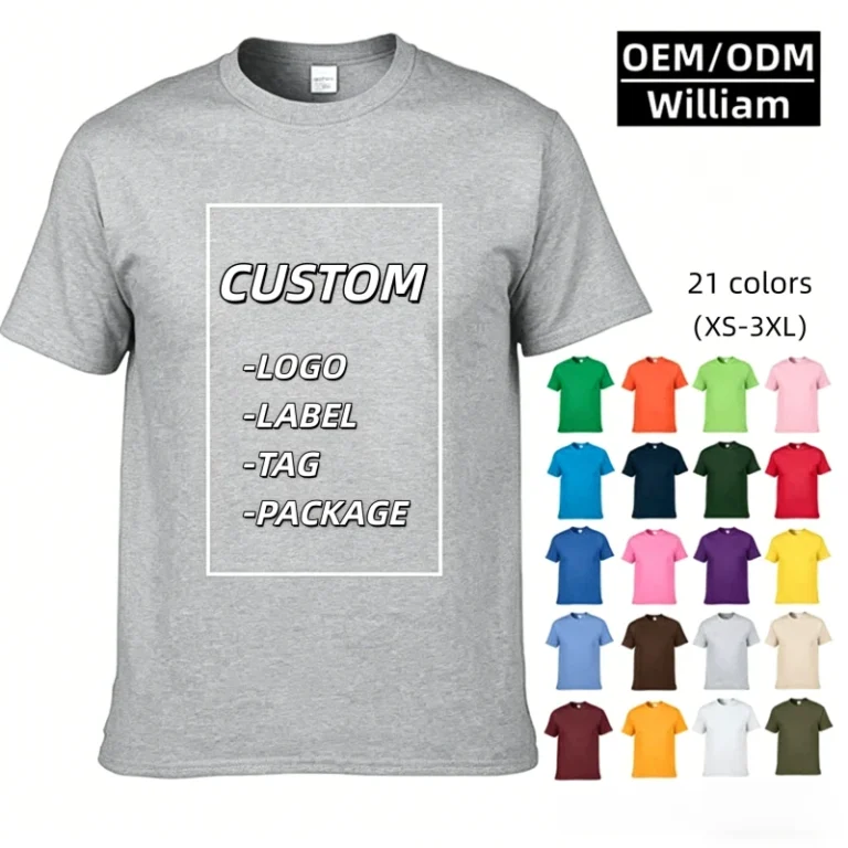 Tshirt-High-Quality-100-Cotton-Black-Plus-Size-Mens-T-shirts-Personalized-t-Shirts-Custom-Printing-Logo-for-Men-2