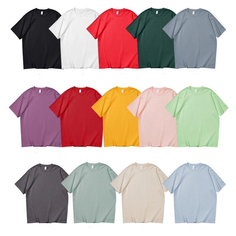 Tshirts-OEM-Unisex-Cotton-Branded-Mens-Tshirts-53-Cotton-47-Polyester-Oversized-Tshirts