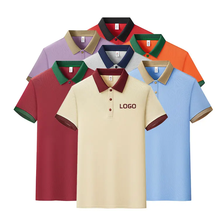 Two-Color-Polo-Shirt-Custom-Digital-Print-logo-Design-Workwear-Pattern-Embroidery-Polo-Shirt-for-Men