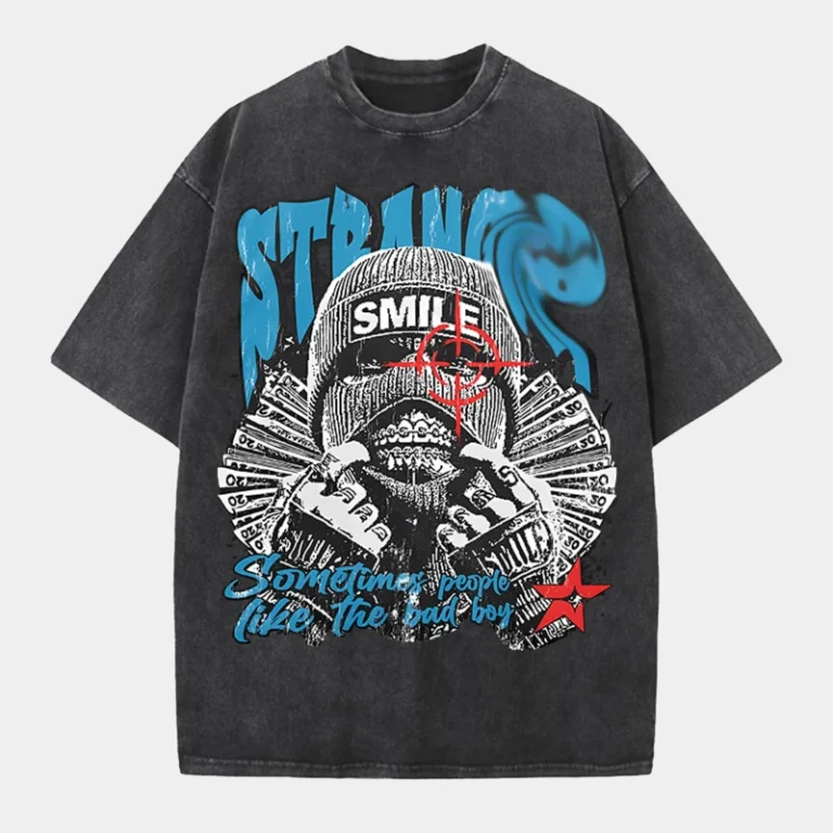 US-Local-Warehouse-Strang-Smile-Sometime-People-Like-the-Bad-Boy-Graphic-Washed-T-Shirt-Multi-Colors-Customizable-Design