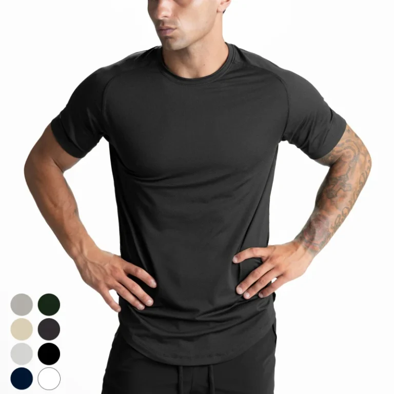 US-Size-Custom-Blank-Ultra-Soft-Polyester-Spandex-Quick-Dry-Short-Sleeve-Plain-T-Shirt-Mens-Sport-T-shirts