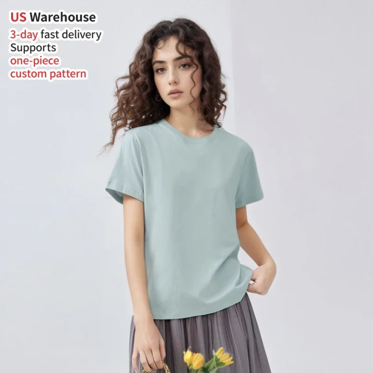 USA-Warehouse-Women-T-Shirt-100-Cotton-High-Quality-Blank-Ladies-Tees-OEM-Custom-Print-Plain-for-Women-T-Shirt