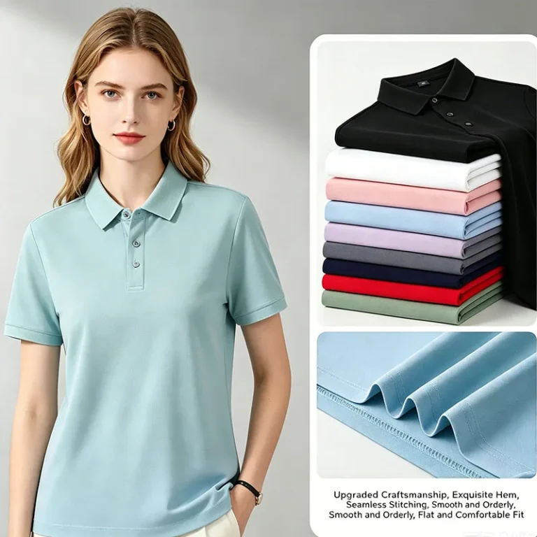 Uniform-Polo-Shirts-95-Polyester-5-Elastane-Soft-4-Way-Stretch-Quick-Dry-Anti-Fade-Short-Sleeve-Polo-T-Shirts-for-Company-Team