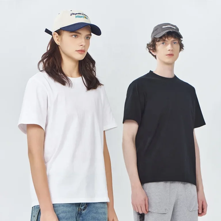 Unisex-100-Cotton-145G-Light-Weight-T-Shirts-Custom-Logo-Solid-Formal-Knitted-Blank-Short-Sleeve