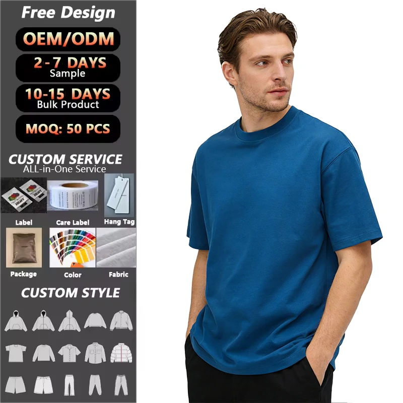 Unisex-260G-71.3-Cotton-Short-Sleeved-T-Shirt-SK-Mass-220-Grams-Custom-Neck-Puff-Screen-Printing-Heat-Painted-Solid-Knitted