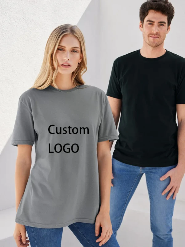 Unisex-Crew-Neck-Soft-Solid-Color-Custom-Knitted-T-Shirt-Mens-180-GSM-100-Cotton-T-Shirt