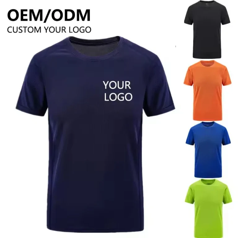 Unisex-Custom-Mens-Womens-Quick-Dry-Gym-Sports-T-Shirt-Oversized-Fit-Woven-100-Polyester-Silk-Screen-Printing-Logo