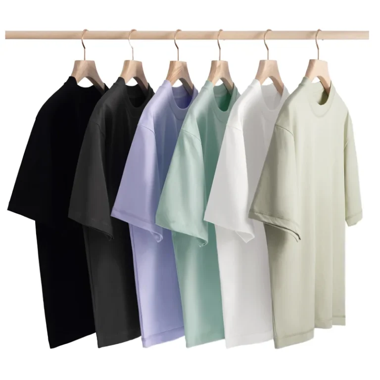 Unisex-Customized-Cotton-T-Shirts-High-Quality-Casual-Ts-with-Solid-Pattern-Various-Colors-and-Silk-Screen-Printing