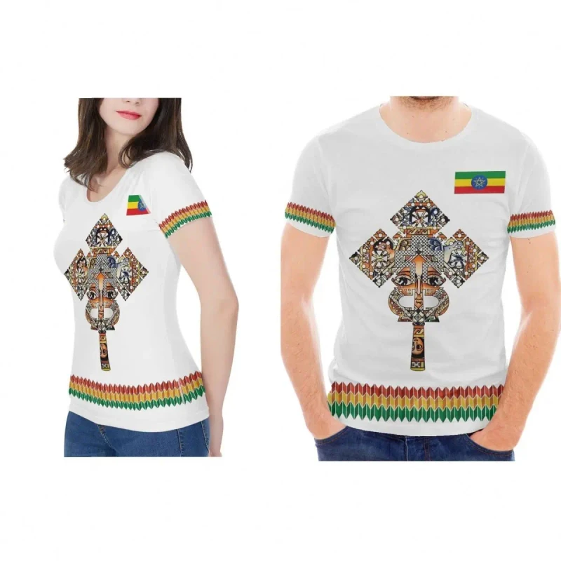 Unisex-Ethiopian-Traditional-Tshirt-Men-Women-Harajuku-Streetwear-Loose-Fit-Casual-Couple-T-Shirt-Quick-Dry-Gym-Fitness