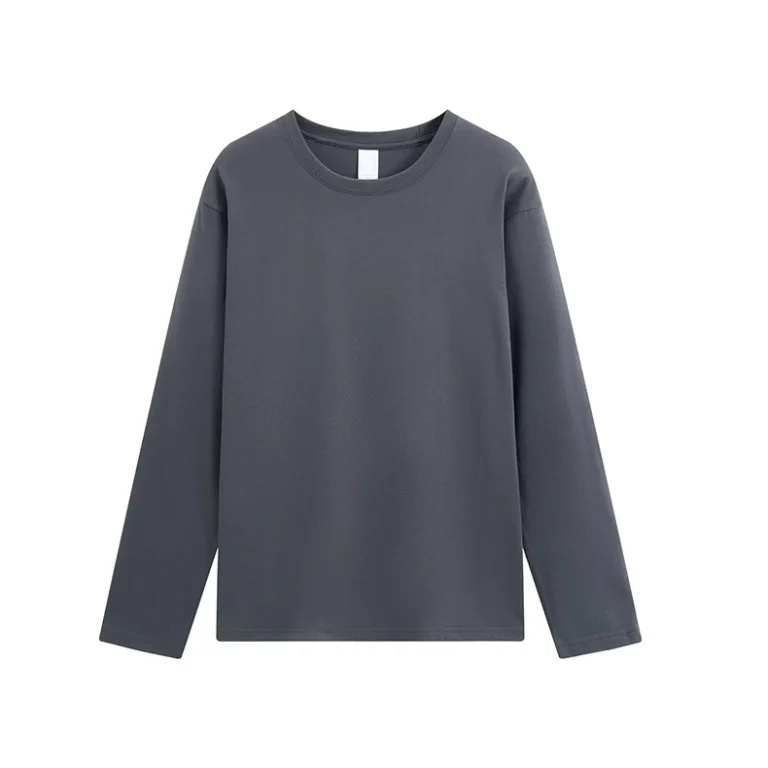 Unisex-Fashion-Breathable-Cotton-Long-Sleeve-T-Shirt-Casual-Loose-Solid-Color-for-Women-Printed-Long-Sleeve-Top