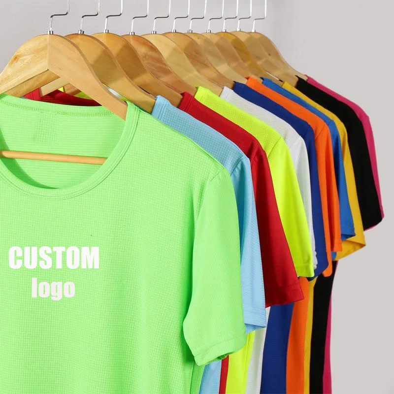 Unisex-Lightweight-100-Polyester-T-Shirt-Quick-Dry-Casual-Basic-Short-Sleeve-Breathable-Anti-Pilling-Anti-Shrink-Knitted-Fabric