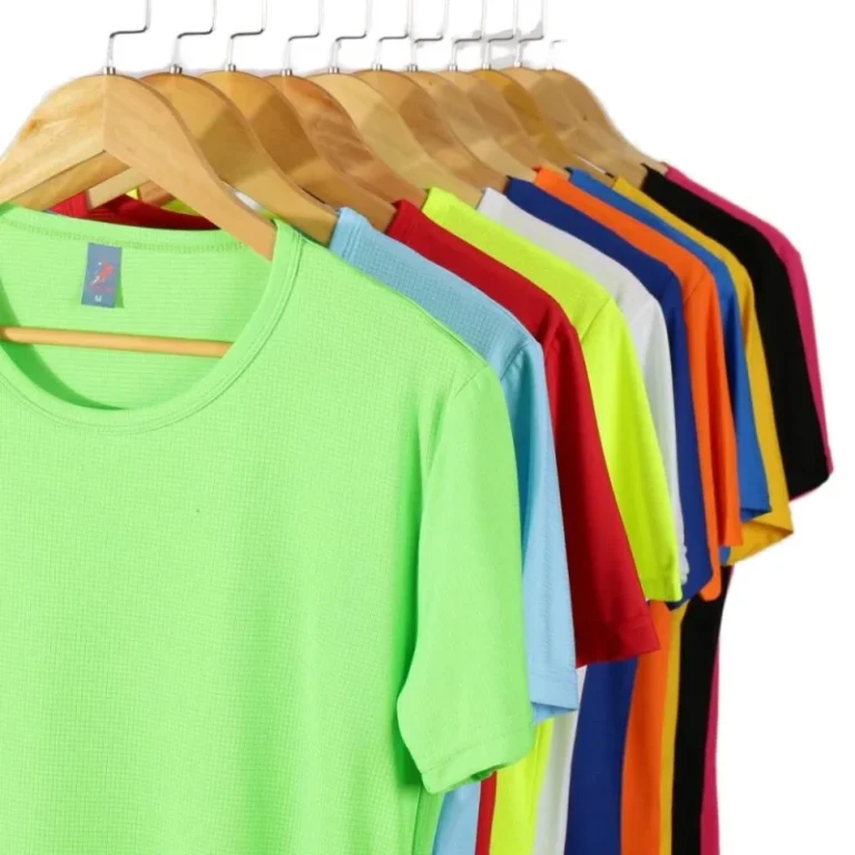 Unisex-Lightweight-100-Polyester-T-Shirt-Quick-Dry-Casual-Basic-Short-Sleeve-Breathable-Anti-Pilling-Anti-Shrink-T-Shirt