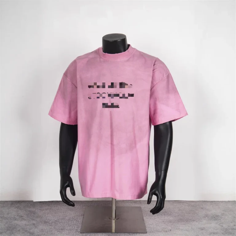 Unisex-Oversized-Short-Sleeve-T-Shirt-with-Classic-Letter-Print-Sanded-Airbrushed-Finish