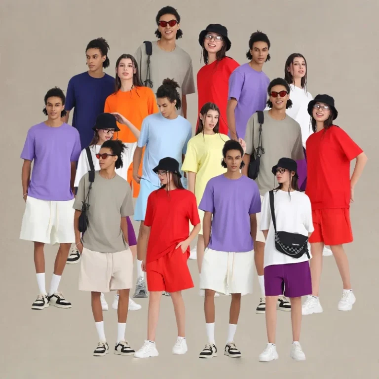 Unisex-Oversized-T-Shirt-Streetwear-Trendy-Casual-100-Cotton-200GSM-Loose-Fit-Multi-Colors-Men-Women-Daily-Fashion