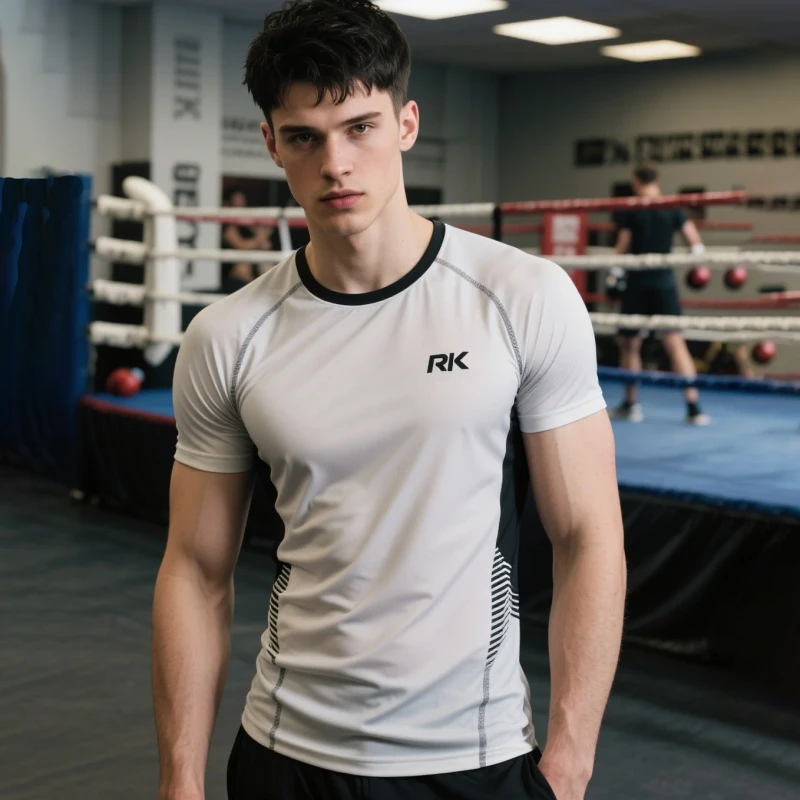 Unisex-Performance-T-Shirt-Muscle-Fit-Compression-Sportswear-for-Crossfit-Training-High-Intensity-Sweat-Bodybuilding-AthleticTop