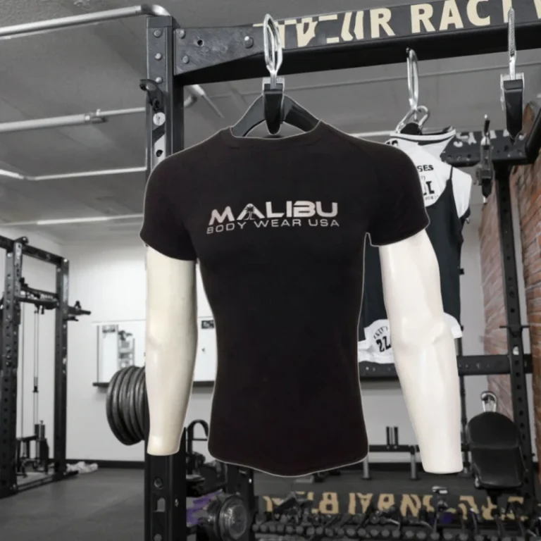 Unisex-Summer-Skinny-Fit-94-Polyester-6-Spandex-Quick-Dry-Breathable-Short-Sleeve-Crew-Neck-T-Shirt-180g