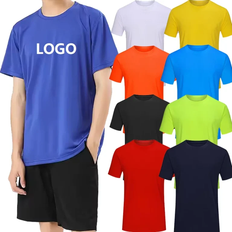 Unisex-Workout-Shirts-Athletic-Running-Gym-Short-Sleeve-Knitted-Yarn-Dyed-Solid-Performance-Top-Tee-Moisture-Wicking-Breathable