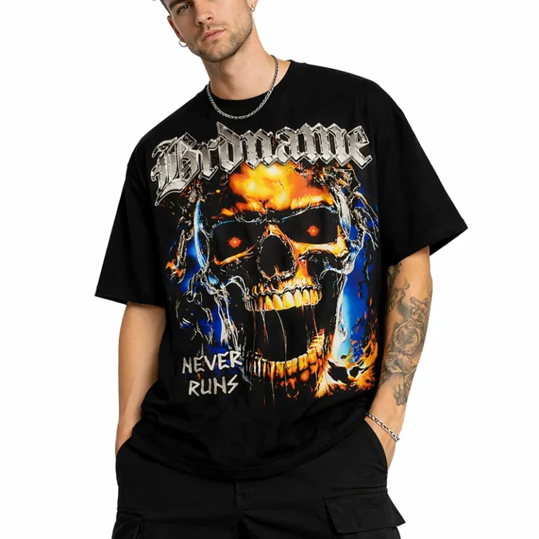 Urban-Streetwear-100-Percent-Cotton-Graphic-Mens-T-Shirts-Stylish-Pattern-Print-Crew-Neck-Oversized-Fit-Casual-T-Shirt