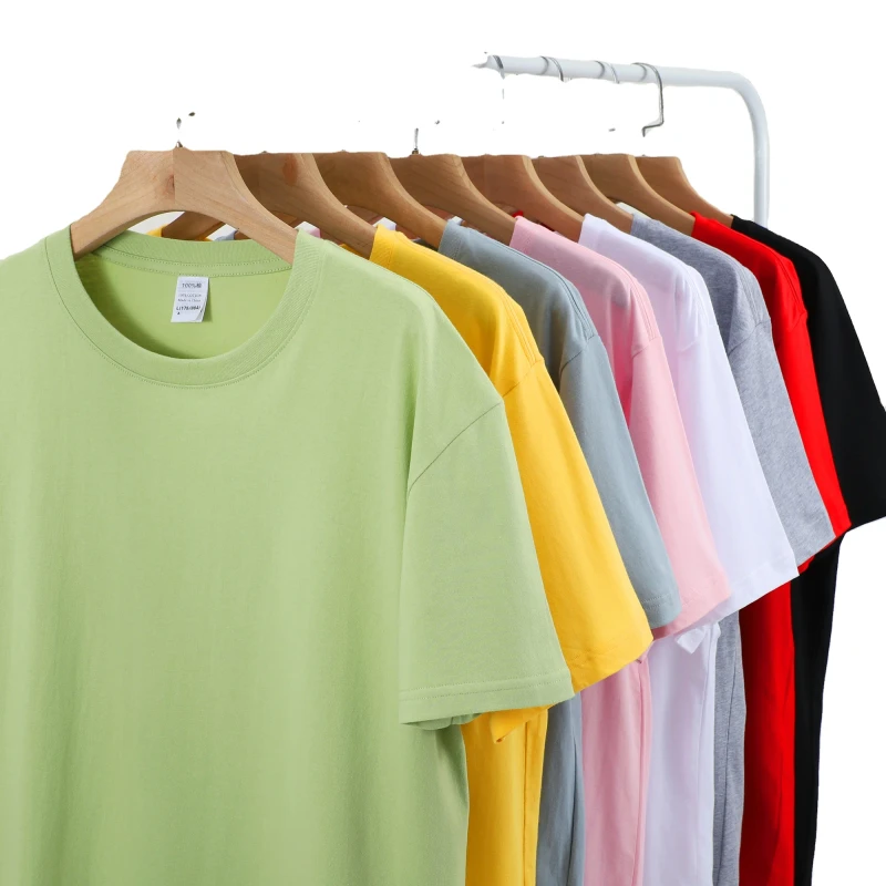 Very-Good-Price-150gsm-100-Cotton-Blank-T-shirt-Custom-LOGO-Printing-Plain-White-T-Shirts-for-Unisex