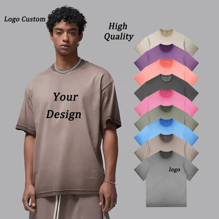 Vintage-230-GSM-Acid-washed-T-shirt-Oversized-Street-Hip-Hop-Style-Mens-T-shirt-Heavyweight-Custom-logo-Design
