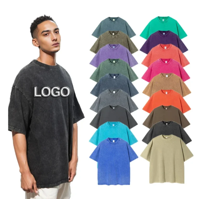 Vintage-Cotton-Plus-Size-Tshirt-Blank-Drop-Shoulder-Heavyweight-Streetwear-Oversized-Mens-Puff-T-Shirt-for-Men