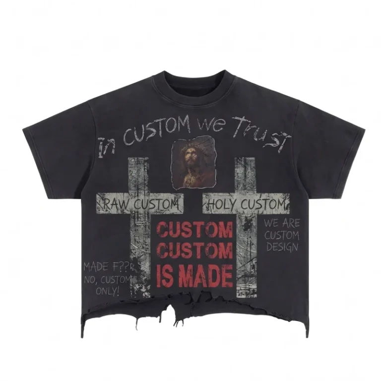 Vintage-Cotton-T-Shirt-Mens-300gsm-Tshirt-Holy-Cross-Graphic-Sunfaded-Aesthetic-Distressed-Crew-Neck-Streetwear-Black-T-shirt