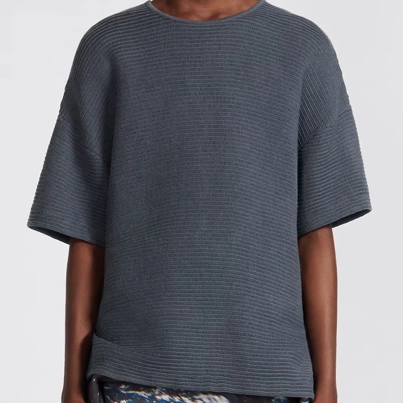 Waffle-Mens-Tshirts-Organic-Cotton-Tee-Shirt-for-Men-Natural-Eco-Friendly-Unisex-Crewneck
