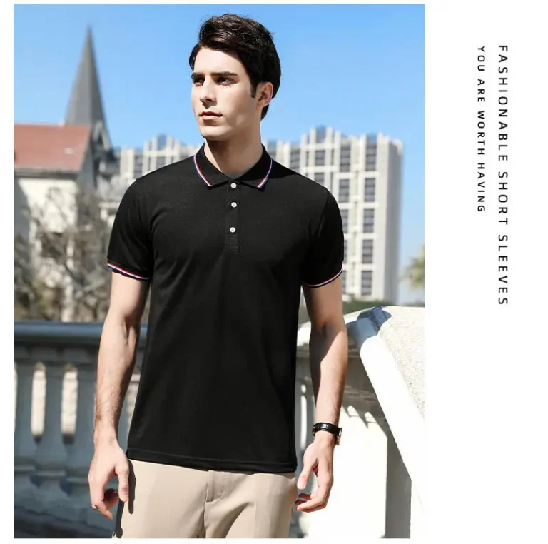 Well-designed-Mens-Tshirt-Polyester-Man-Polo-T-shirt-Casual-Mens-Shirts-Clothing