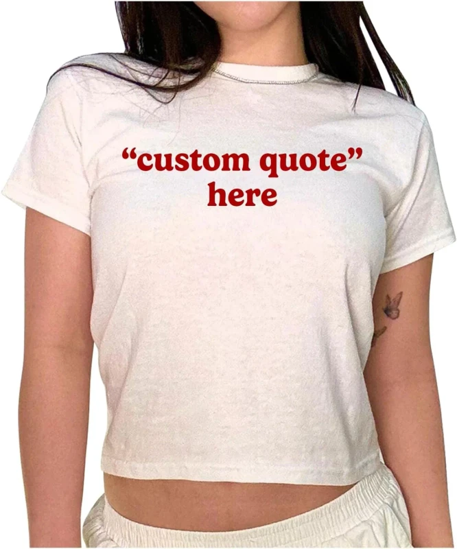 Women-Crewneck-T-Shirts-Eco-Friendly-Slim-Fit-100-Cotton-Breathable-Y2K-Multi-Baby-Tee-Blanks