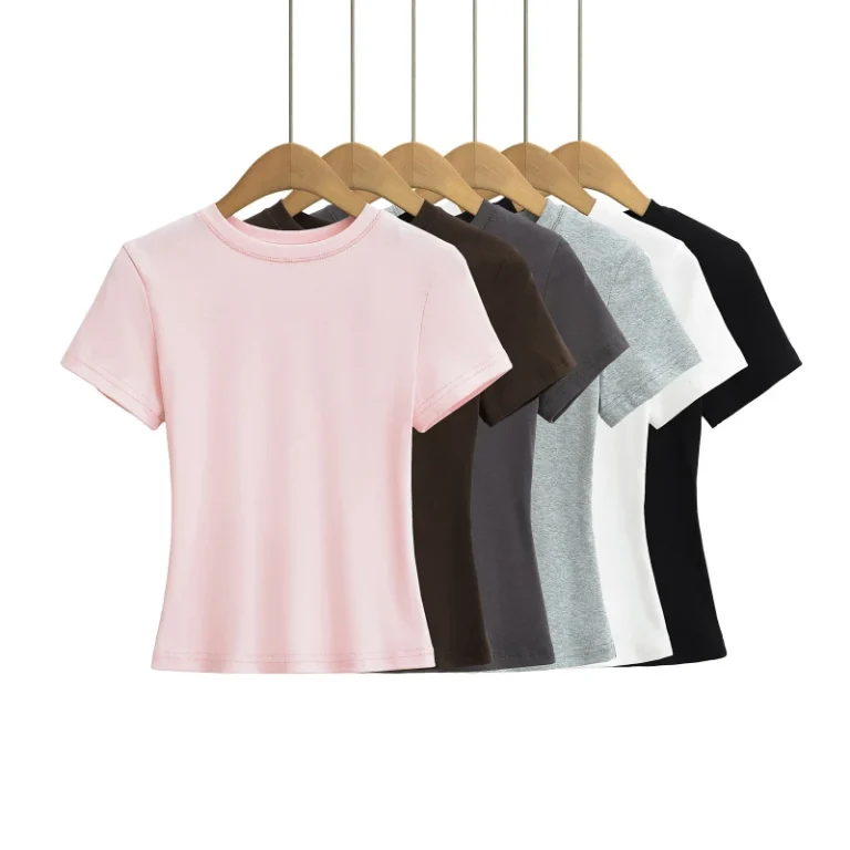 Women-Summer-High-Quality-Breathable-Cotton-T-shirt-Womens-Slim-Fit-T-Shirts-Custom-Printing-Casual-t-Shirts-for-Women